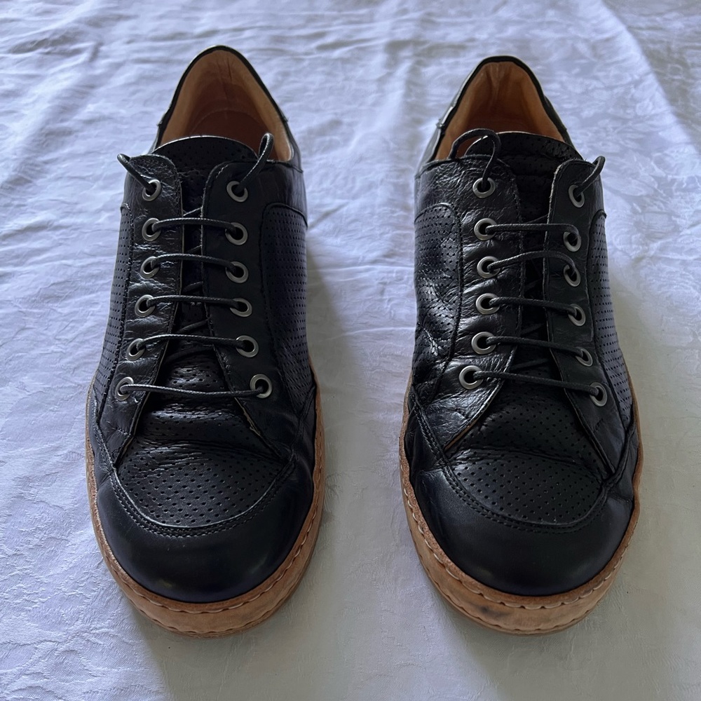 Italian leather casual dress shoes